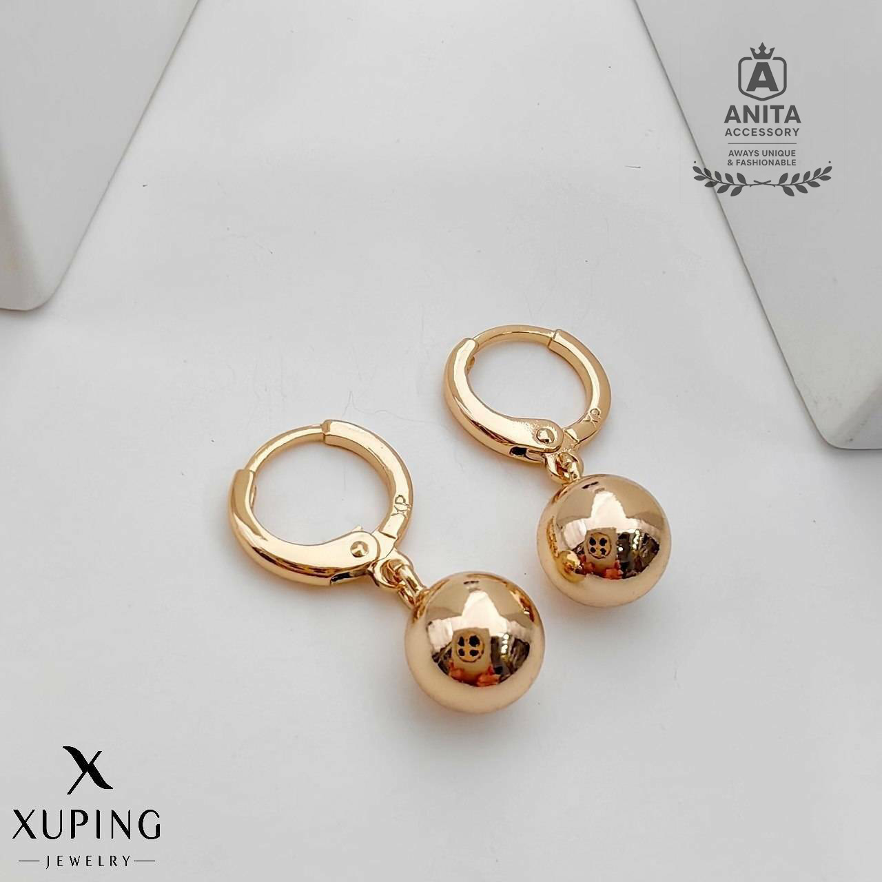 گوشواره آویز گوی ژوپینگ